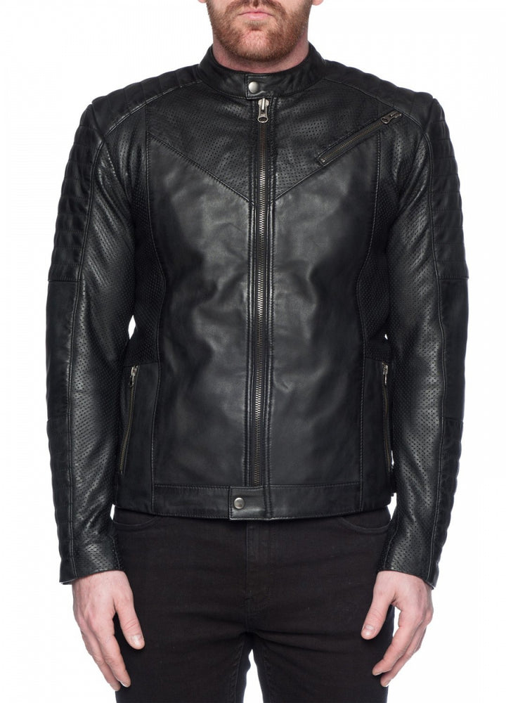 Black Arrow Leather Jacket Wild & Free Men