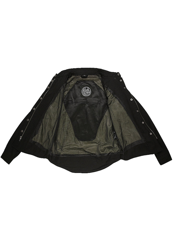 Blouson moto femme Arrow Glory Army noir