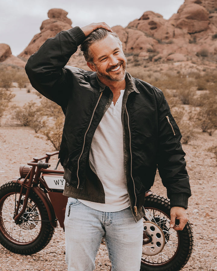Black Arrow Motorradjacke Glory Black Men