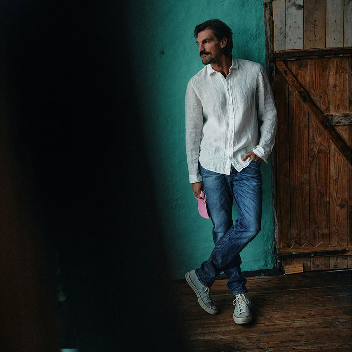 Camicia Blue de Gênes Enrico Beach Blue