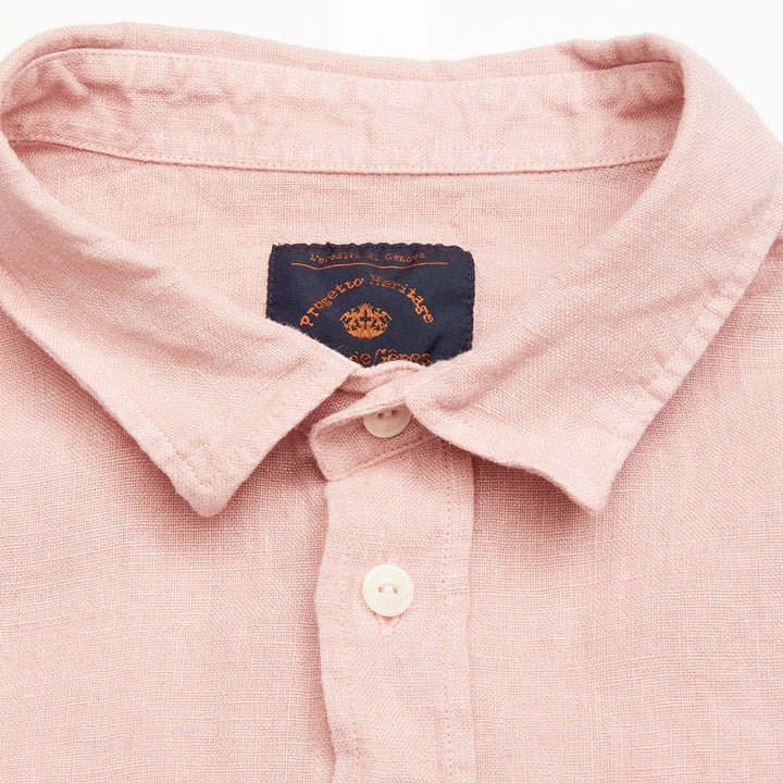 Chemise Blue de Gênes Enrico Beach Pink