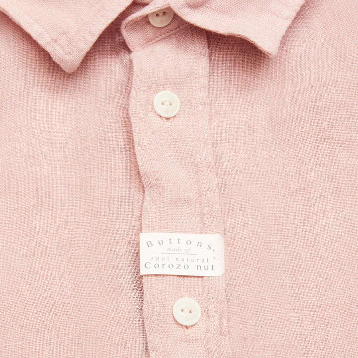 Chemise Blue de Gênes Enrico Beach Pink