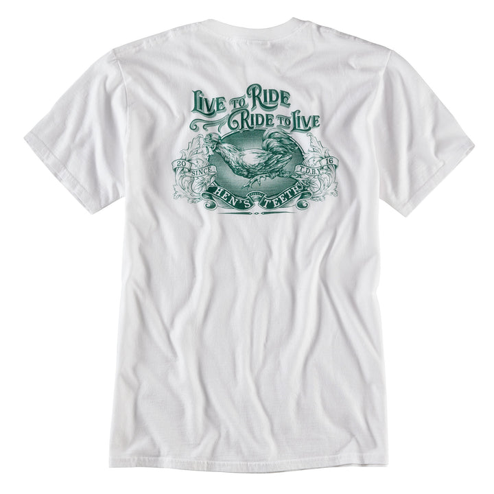 T-Shirt Hen's Teeth Running Rooster