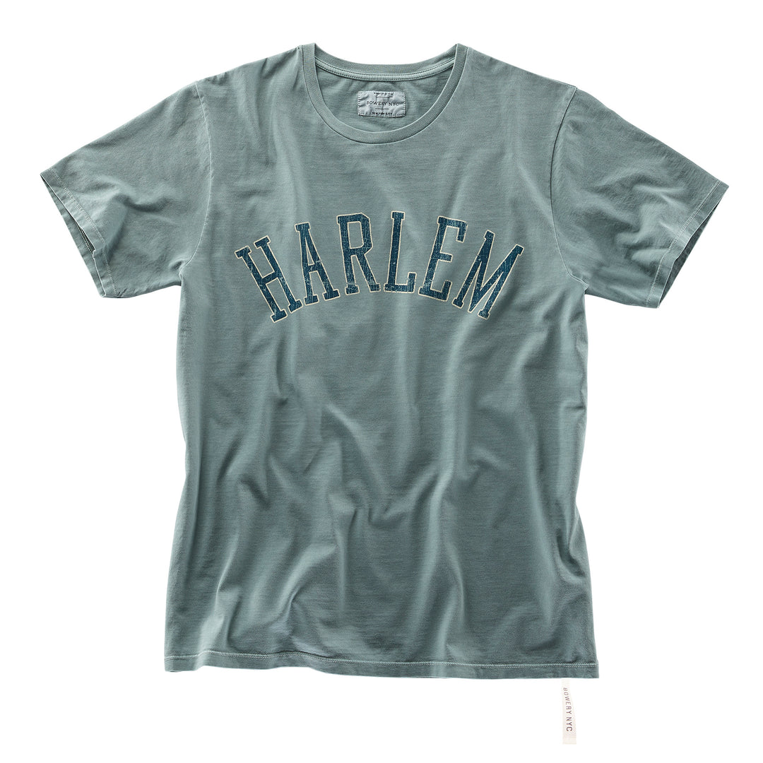 T-shirt Bowery NYC vert Harlem