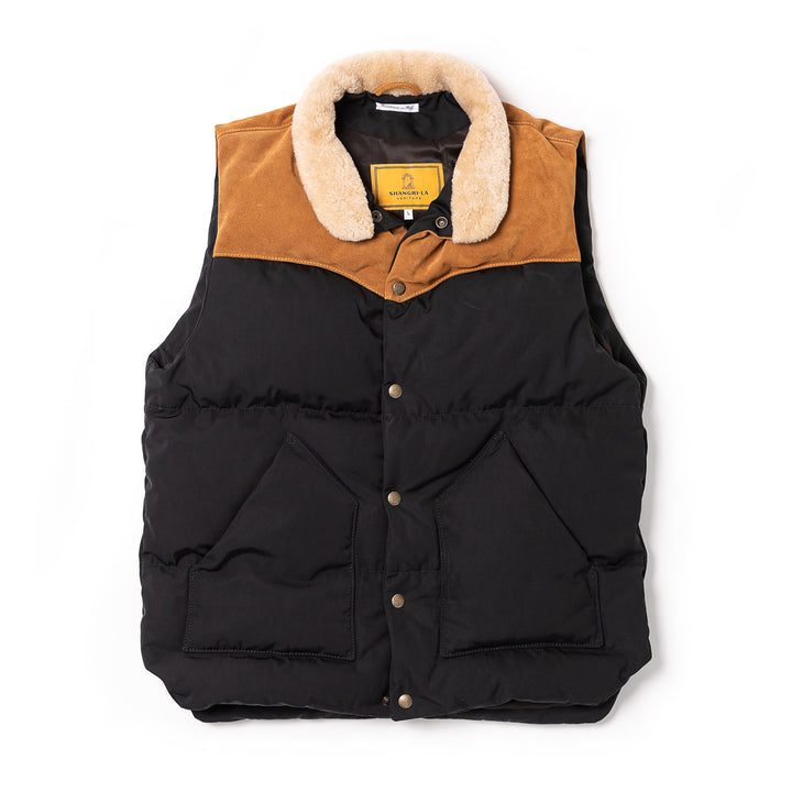 Shangri-La down vest Bivacco Black