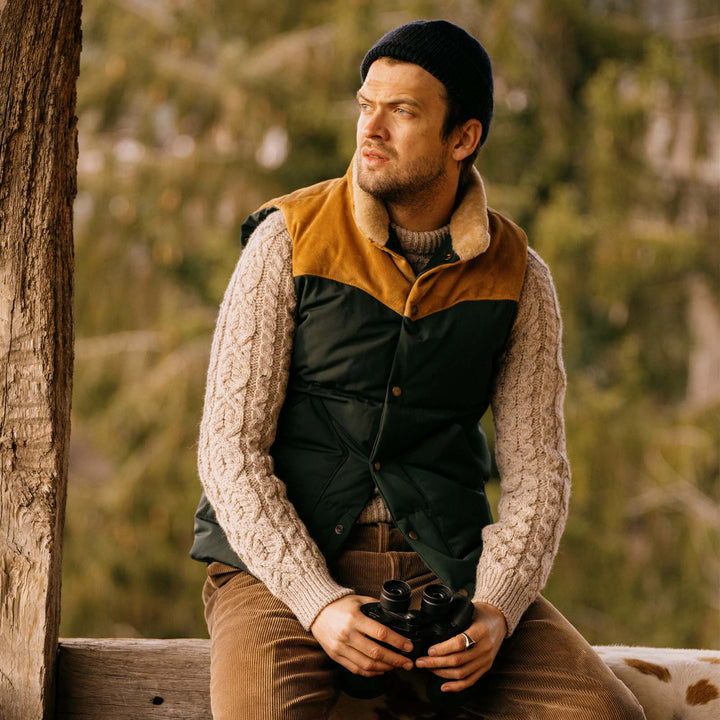 Shangri-La down vest Bivacco Forest