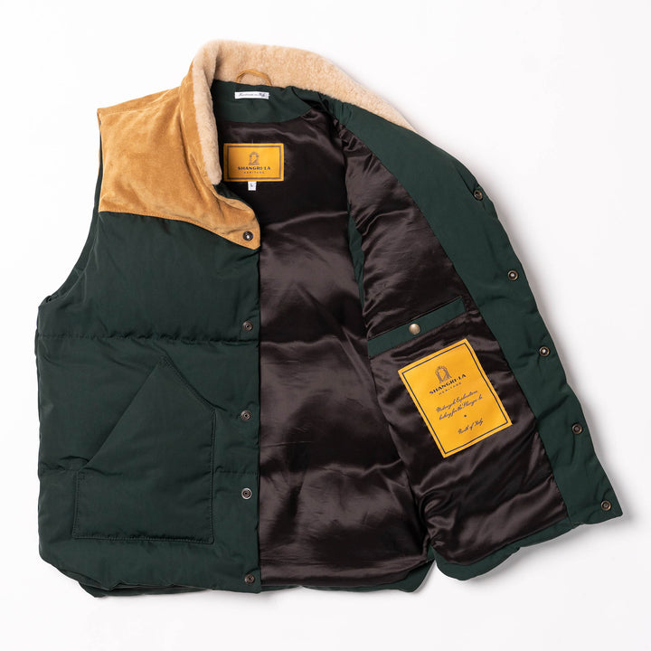 Shangri-La down vest Bivacco Forest