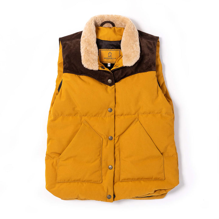Shangri-La Women's Down Vest Bivacco Yellow