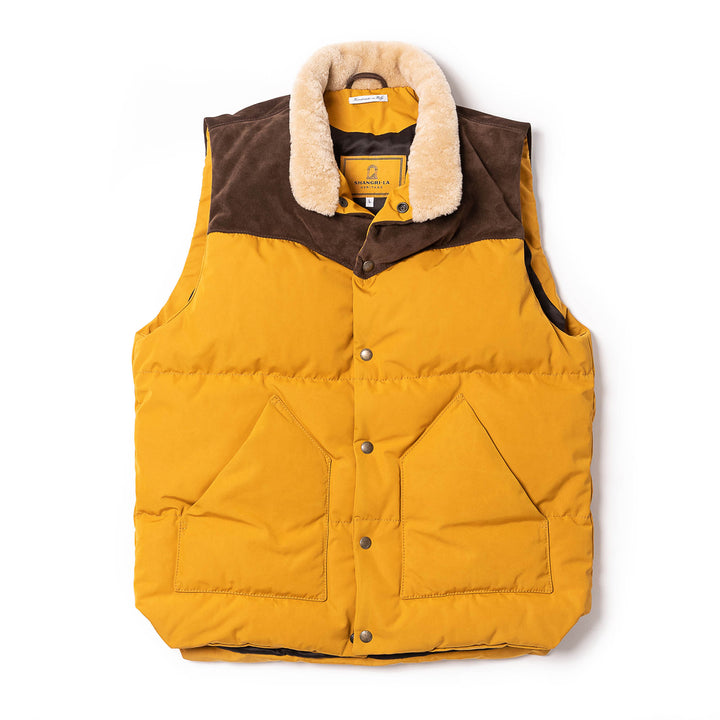 Shangri-La down vest Bivacco Yellow