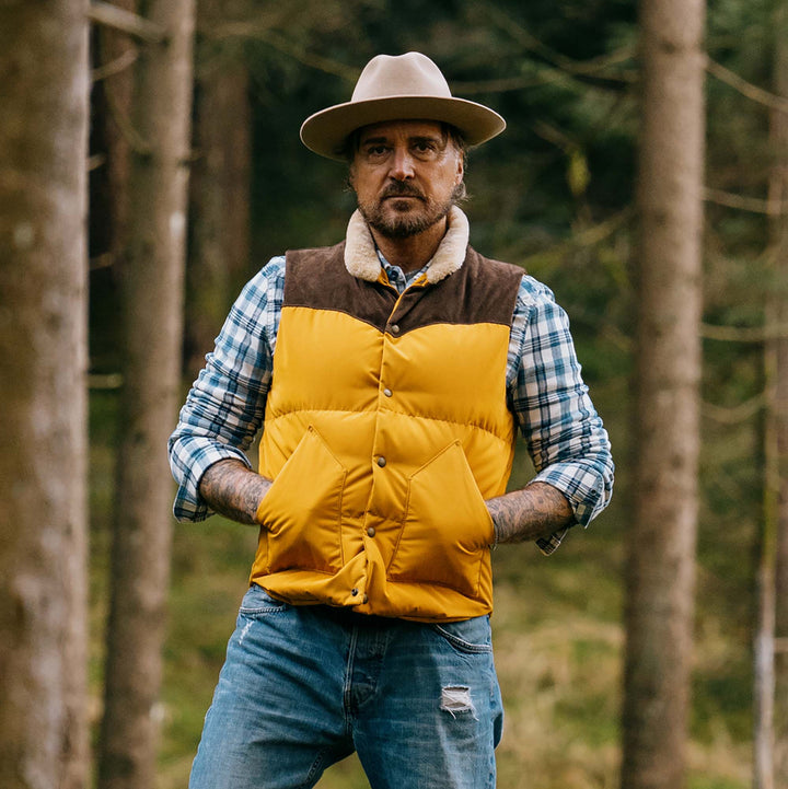 Shangri-La down vest Bivacco Yellow