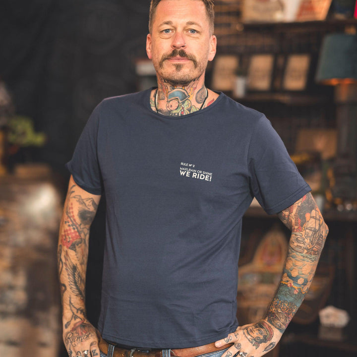 Bad and Bold Eventshirt Maxlride 2e édition Bleu