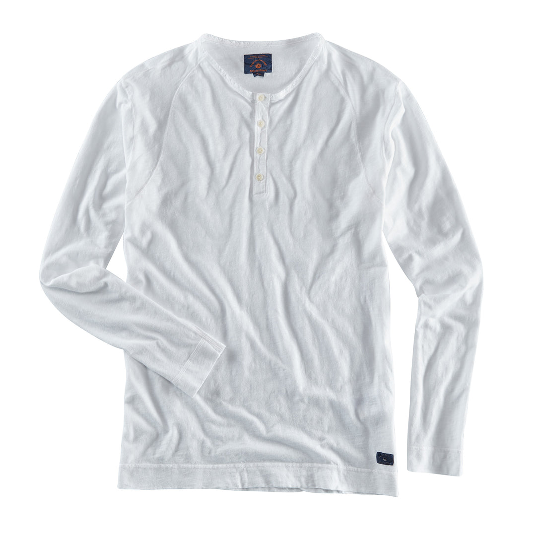 Blue de Gênes Langarmshirt Serafino White