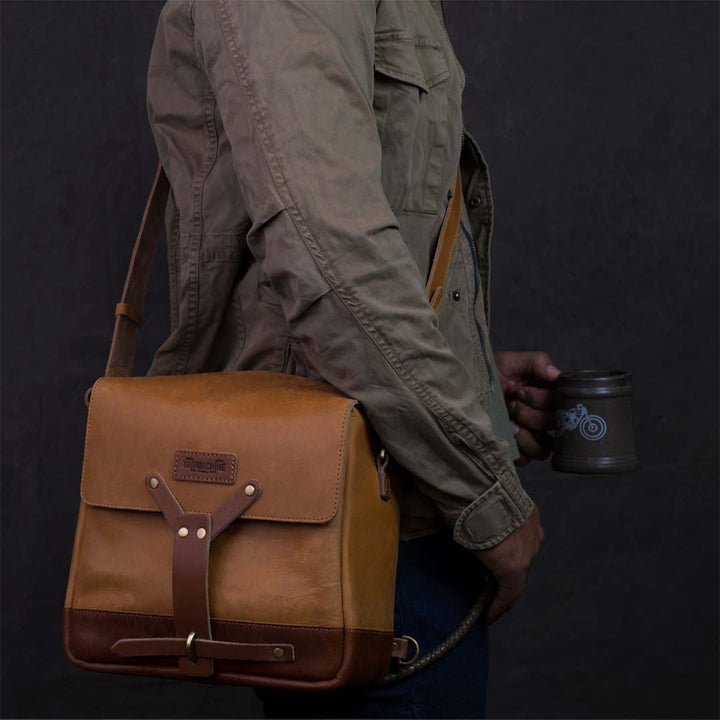 Trip Machine Messenger Bag Tan