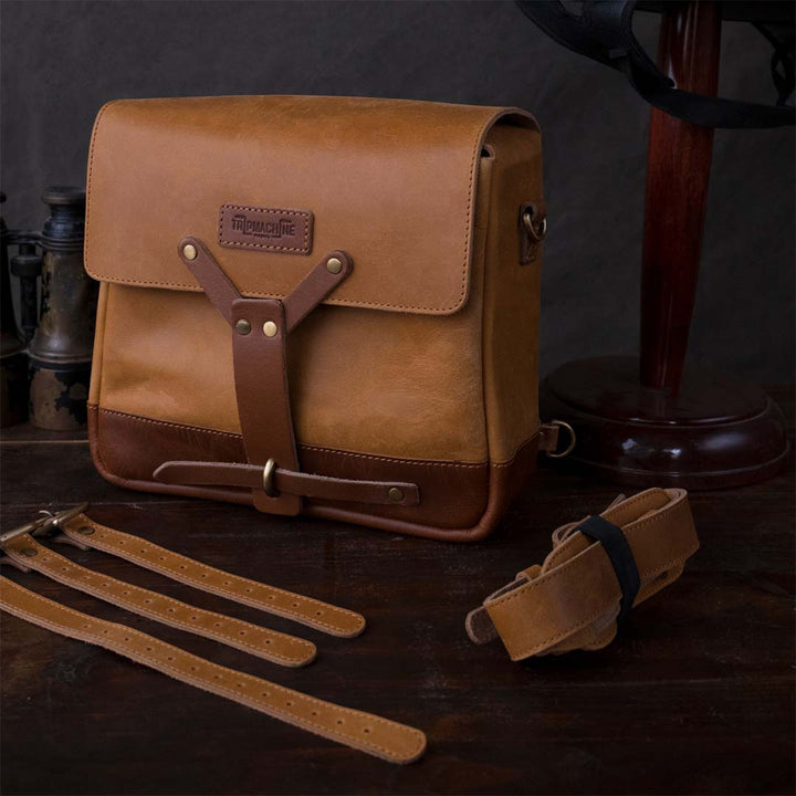 Trip Machine Messenger Bag Tan