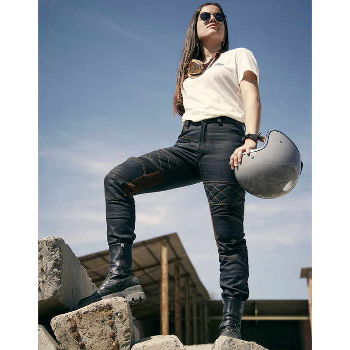 Fuel Woman Motorradhose Sergeant 2.0 Denim Cerato