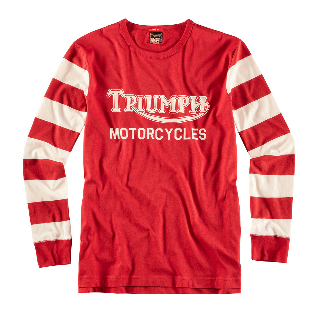 Triumph Motorcycles Long Sleeve Shirt Ignition Coil Red