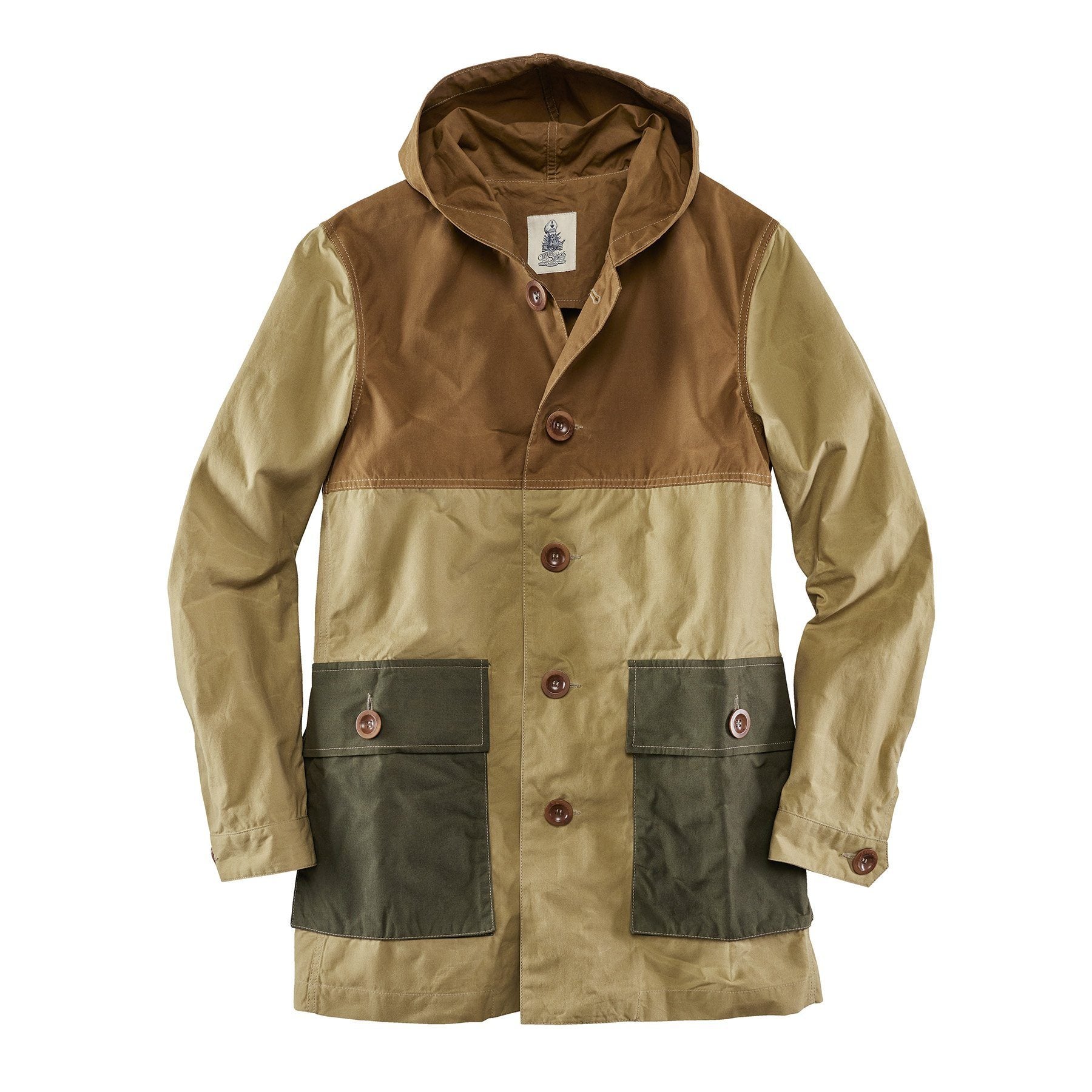 Captains rain parka top