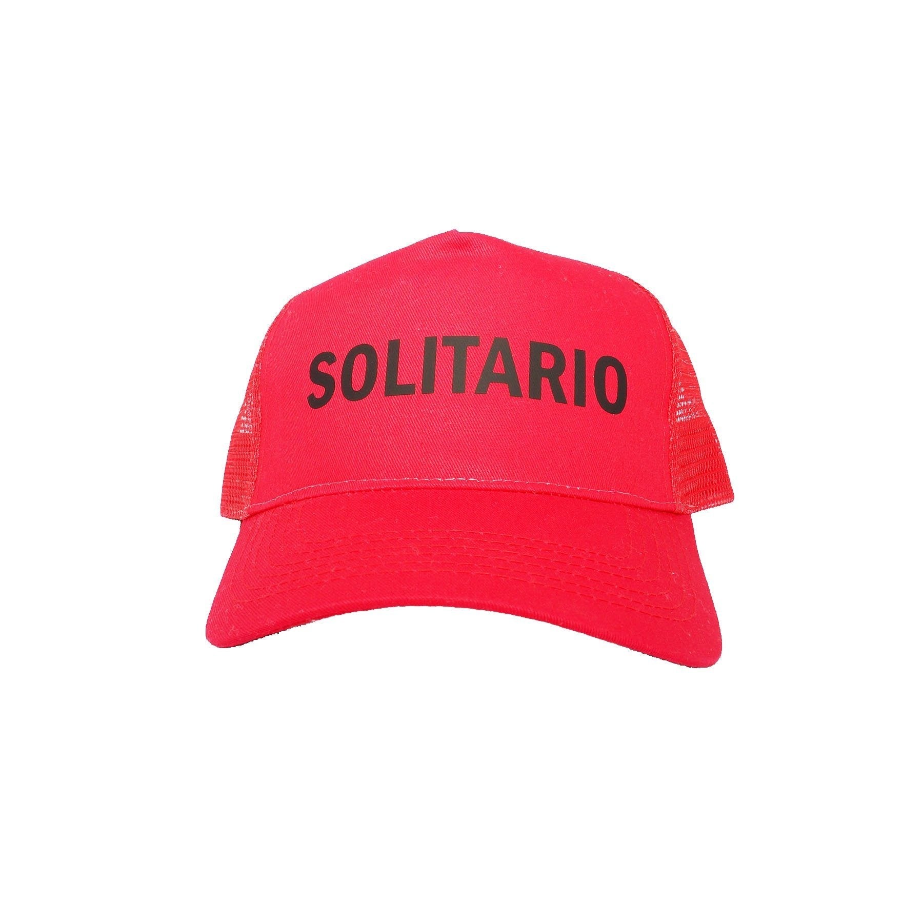 El Solitario "Road Red" Trucker Cap Red Black – Bad and Bold GmbH