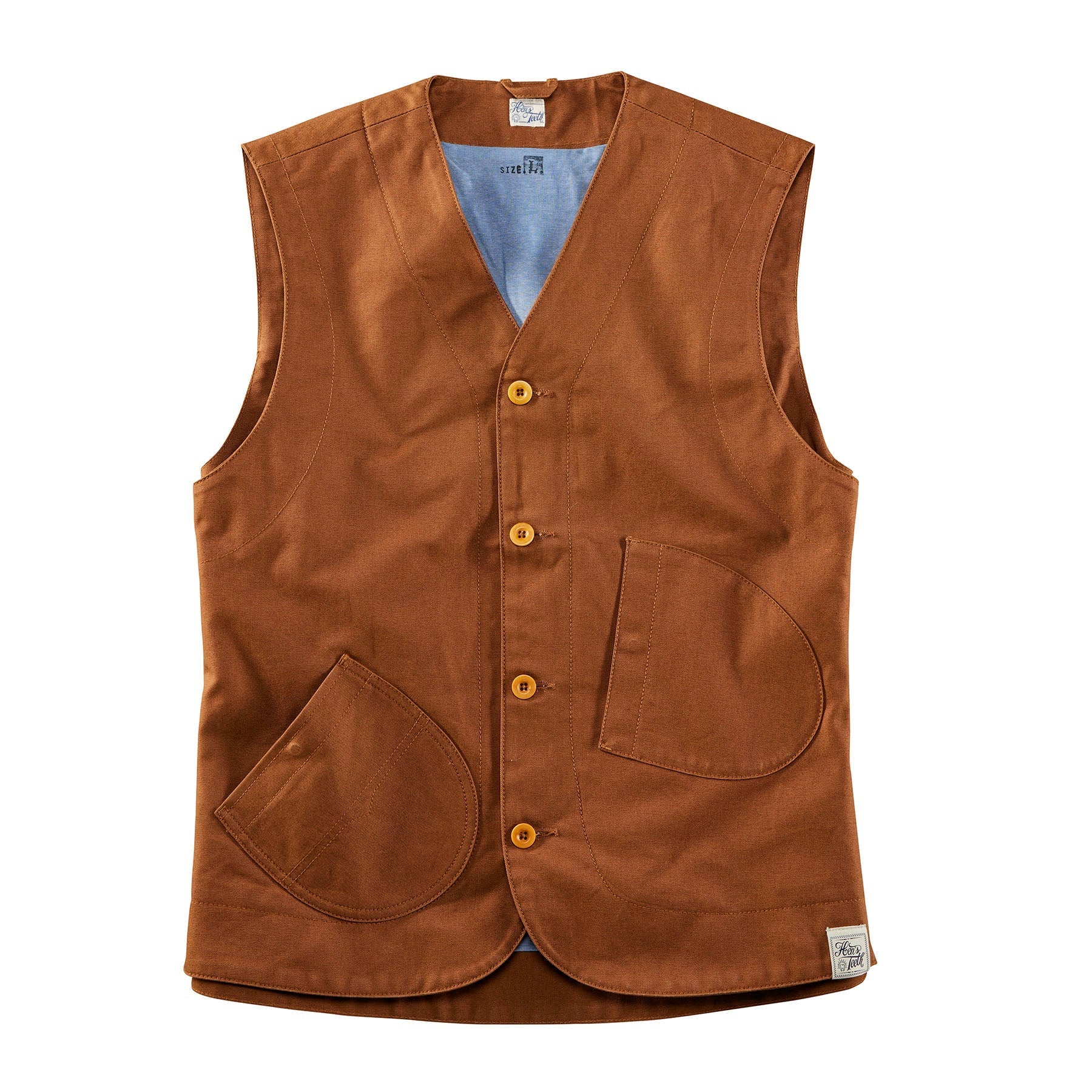 トップス TCB jeans Huntsman Vest Choco Duck Huntsman Vest | TCB jeans