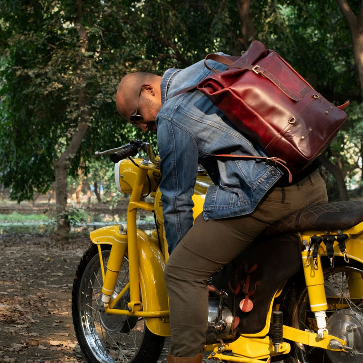 Trip Machine Backpack Pannier Cherry Red