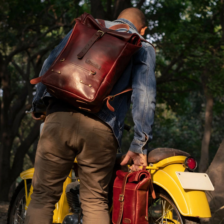 Trip Machine Backpack Pannier Cherry Red