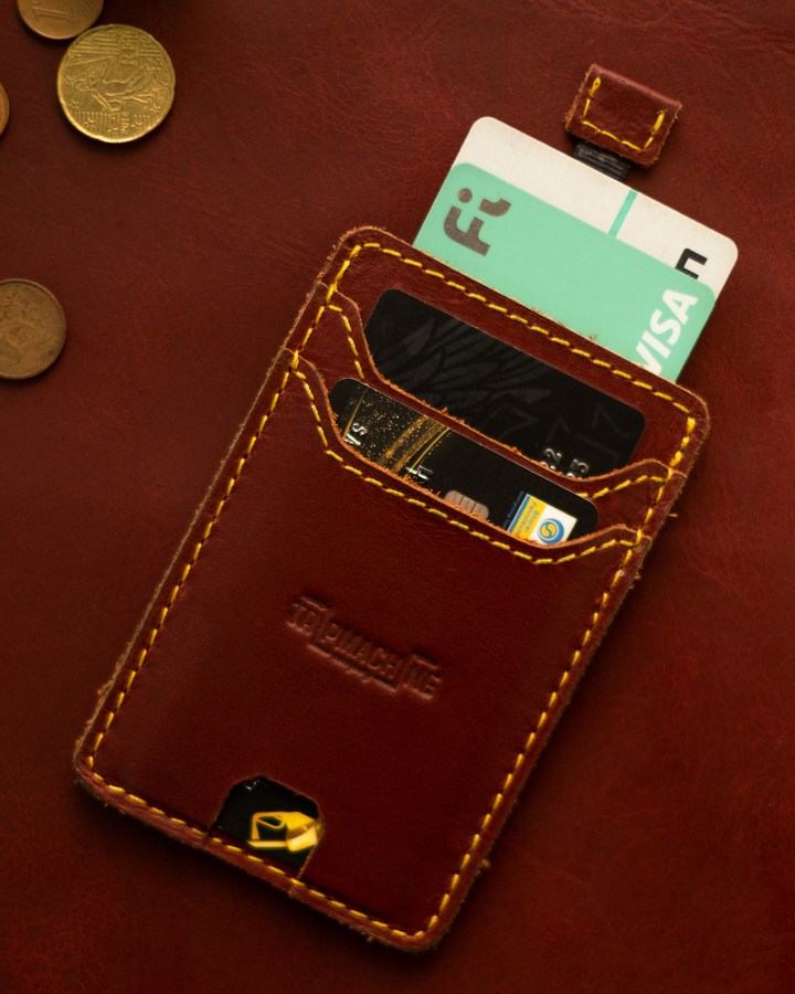 Trip Machine Cardholder Wiberg Red