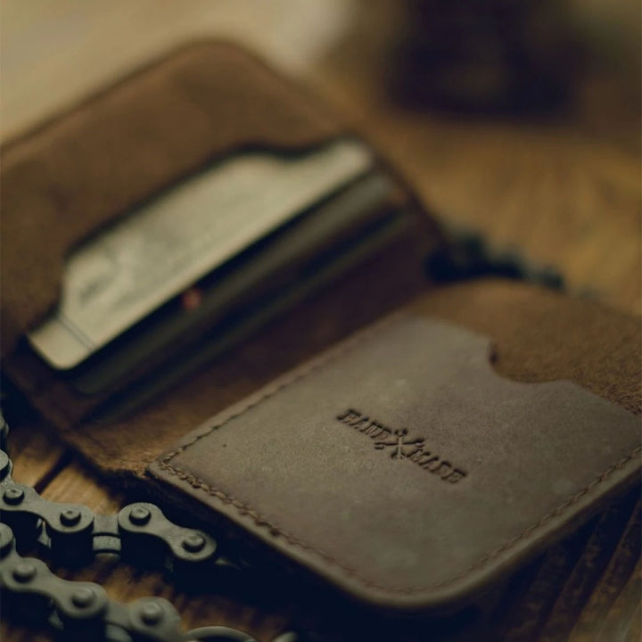 Trip Machine Moto Wallet Tobacco