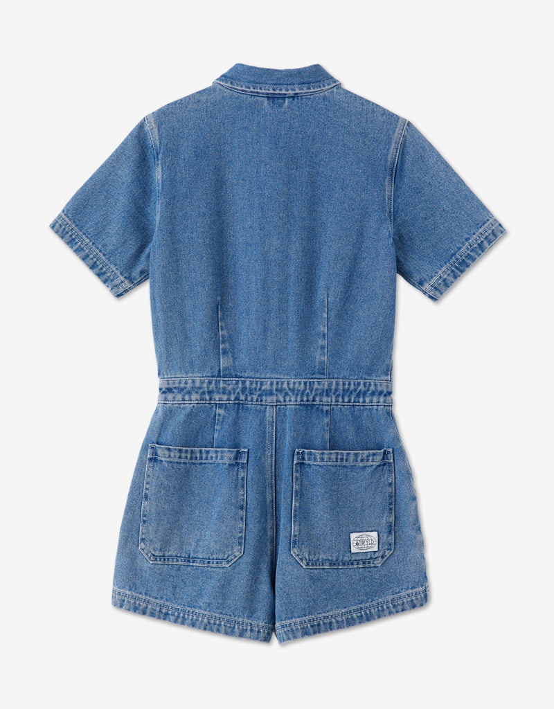 Atwyld denim overall Station Romper