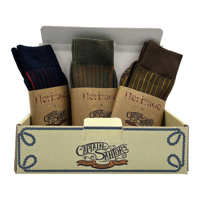 Captain Santors Socken Box Stripes