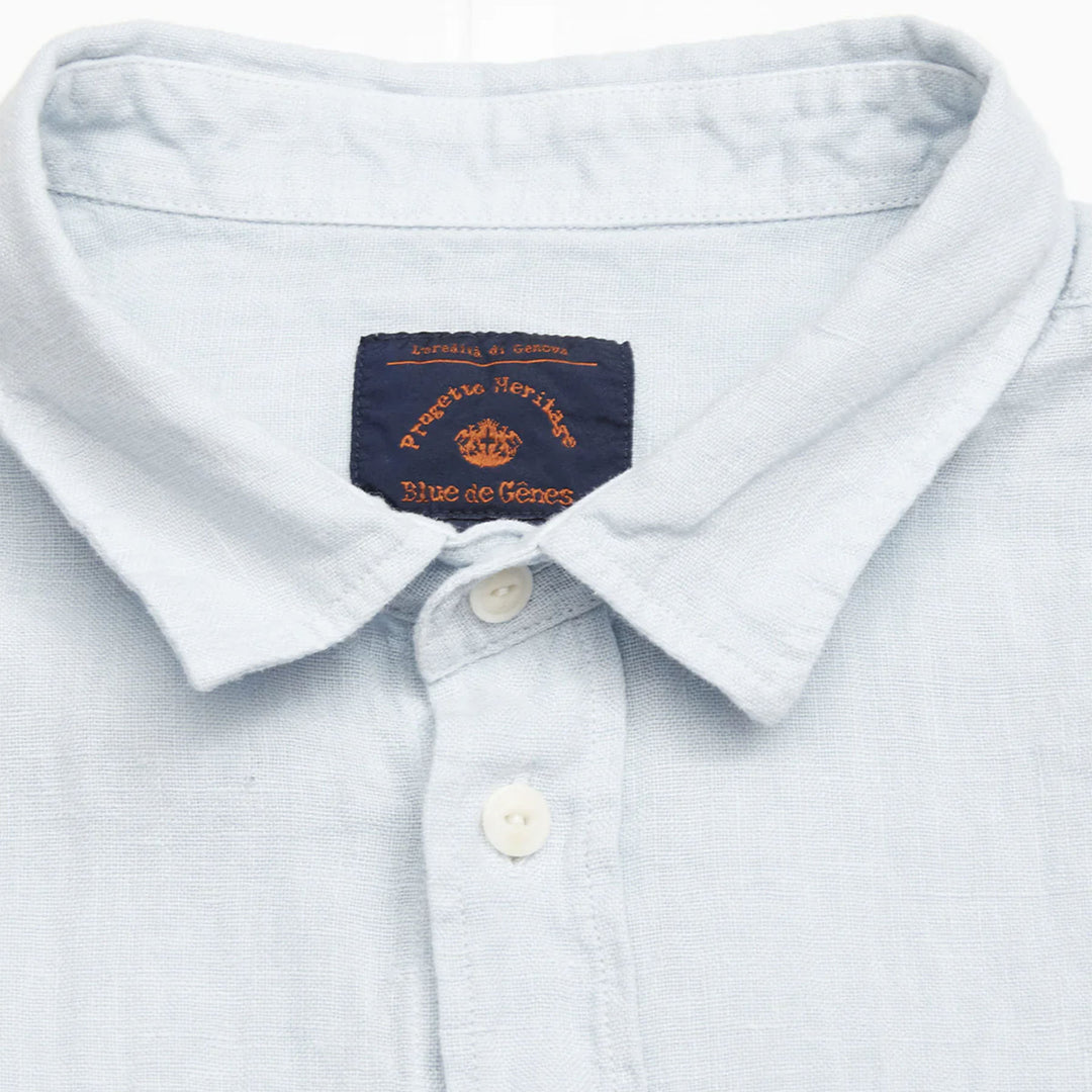 Blue de Gênes shirt Enrico Beach Blue