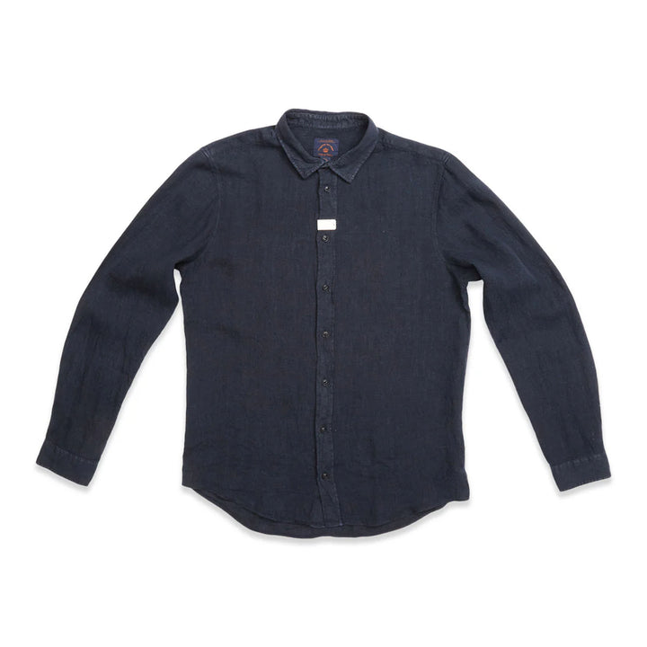 Blue de Gênes Hemd Enrico Beach Navy