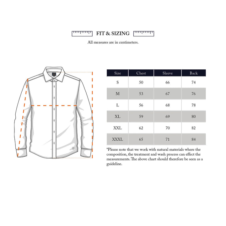 Blue de Gênes shirt Enrico Beach Blue