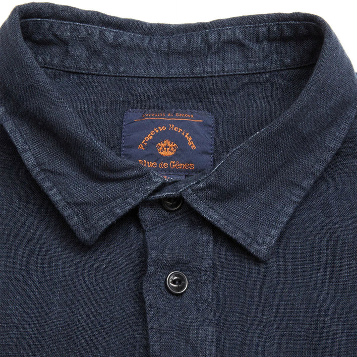 Blue de Gênes Hemd Enrico Beach Navy