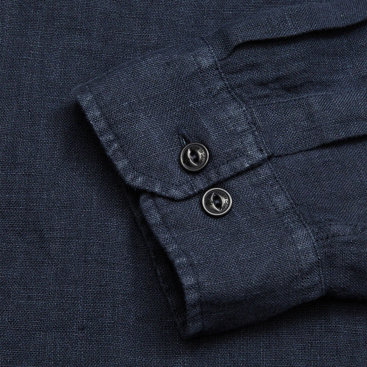 Blue de Gênes Hemd Enrico Beach Navy