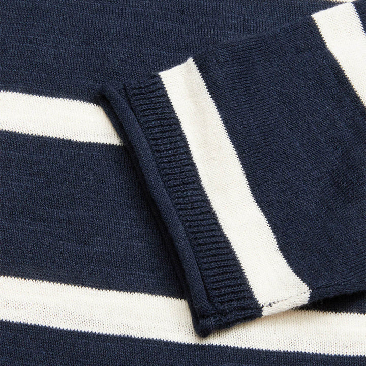 Blue de Gênes sweater Monte Stripe