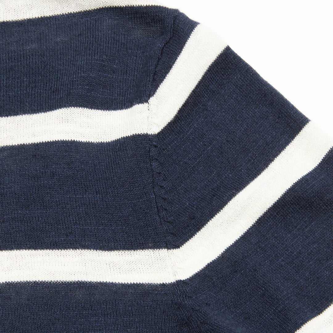 Blue de Gênes sweater Monte Stripe