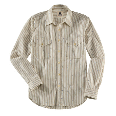 Captain Santor's shirt 8811 Blue Stripe