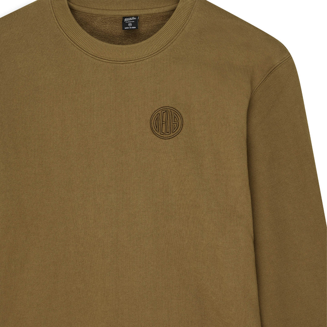 Deus Sweater Pill Logo Bronze