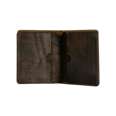 Thedi Leathers Wallet Card Holder Brown