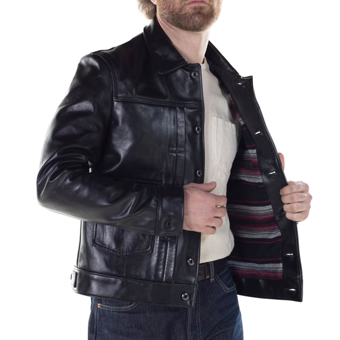 Schott NYC horse leather jacket P620H