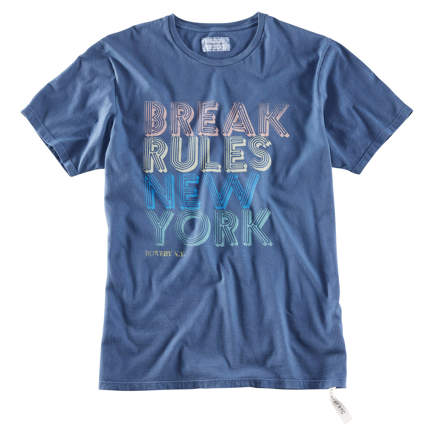 Bowery NYC T-Shirt Break Rules