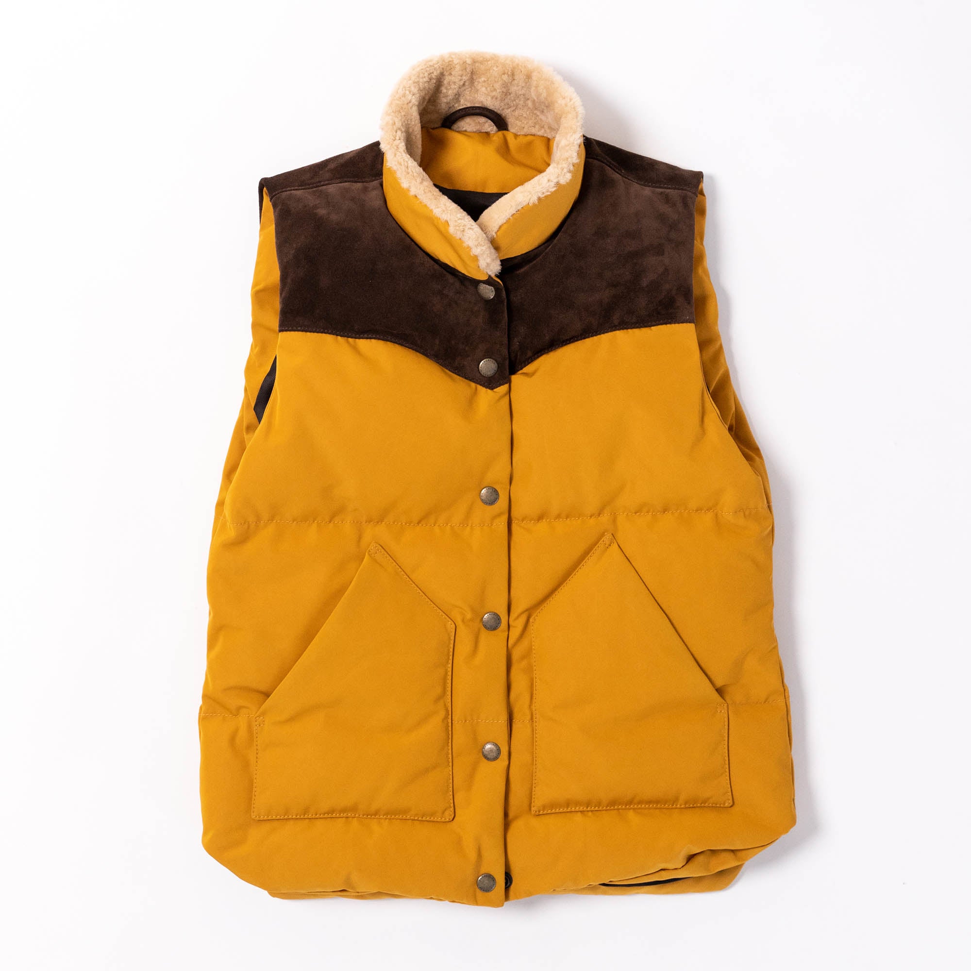 Shangri-La Women's Down Vest Bivacco Yellow – Bad and Bold