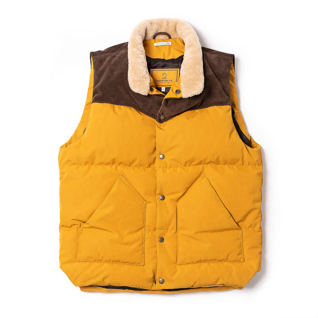 Shangri-La down vest Bivacco Yellow – Bad and Bold - Biker's finest