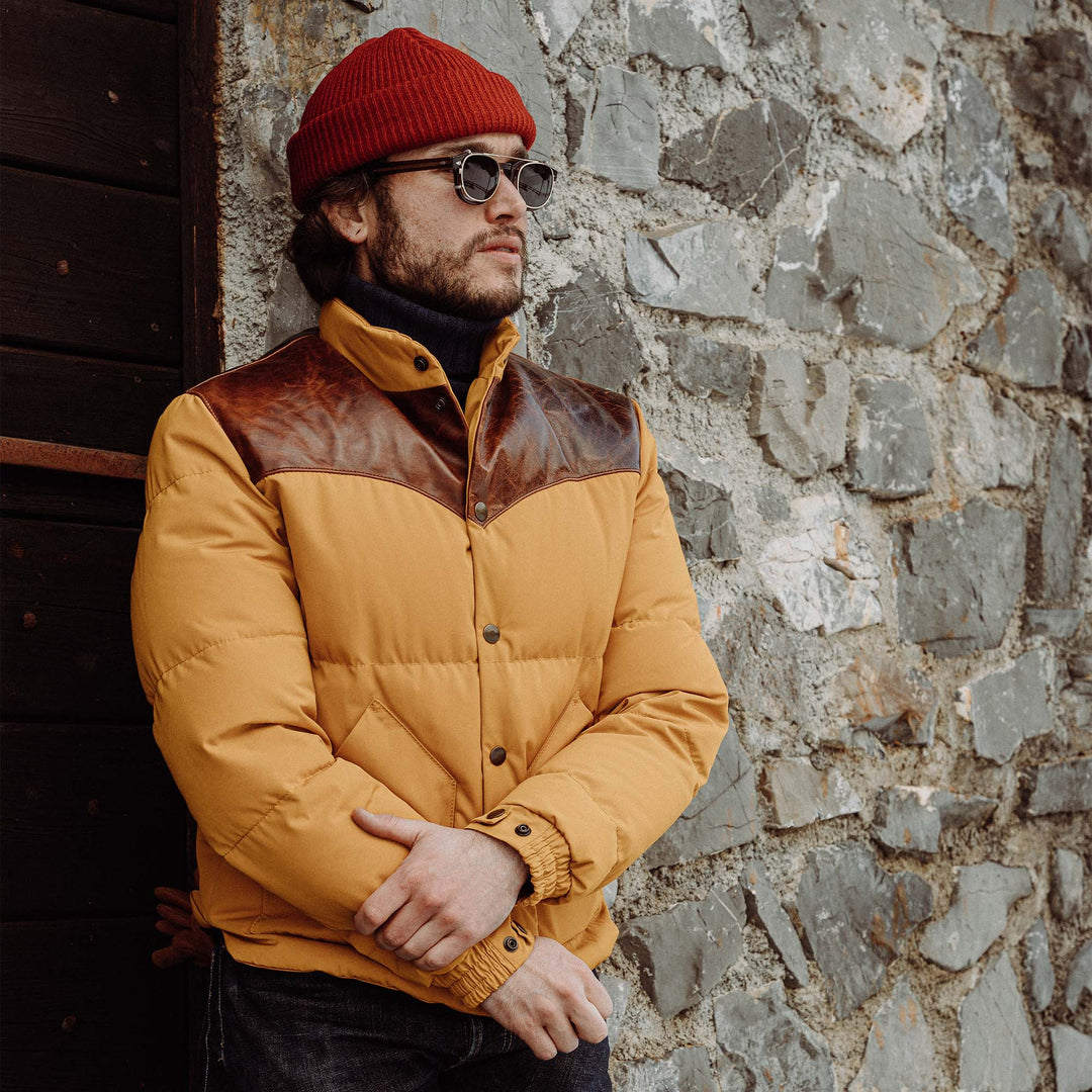 Shangri-La down jacket Bivacco Yellow – Bad and Bold Biker's finest