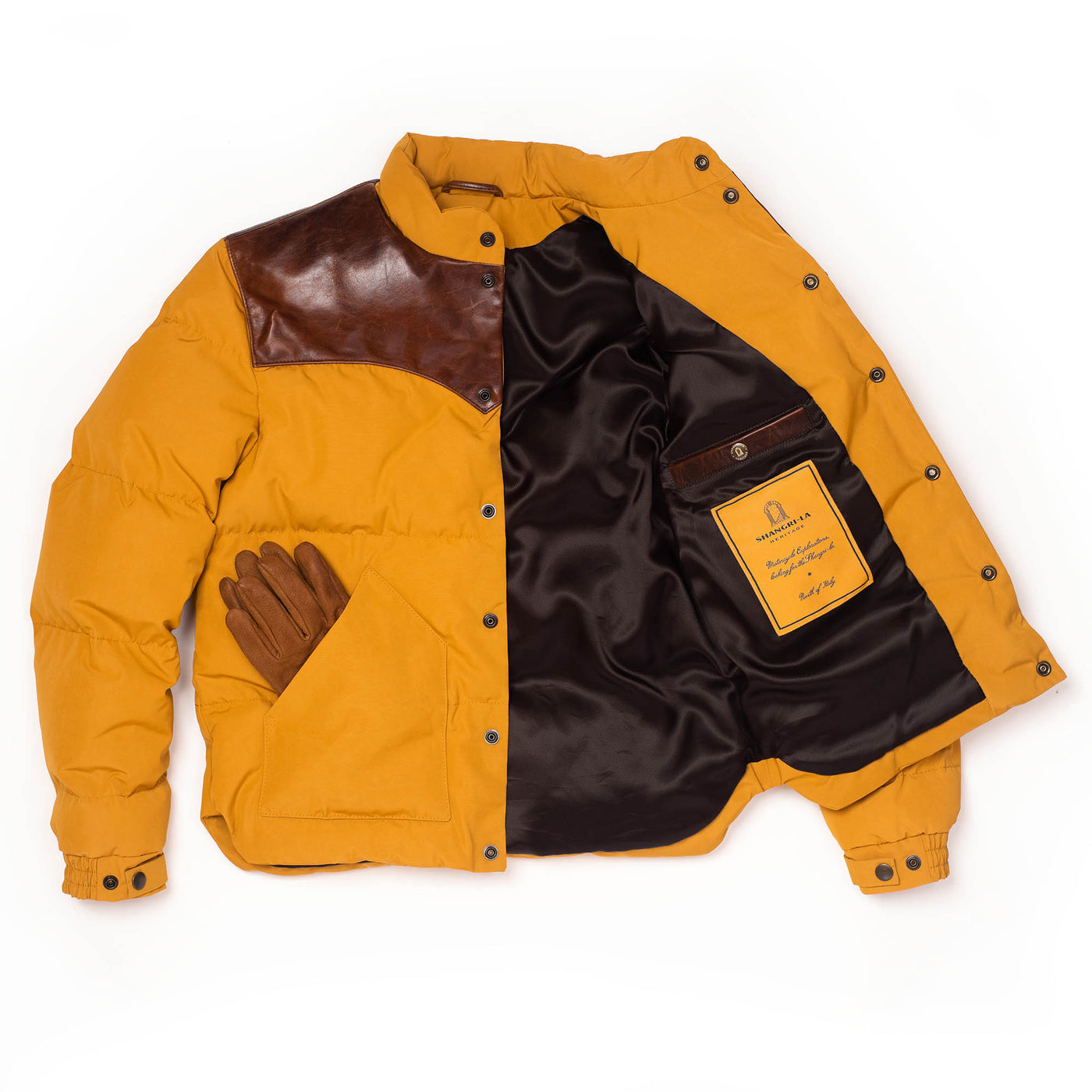 Shangri-La down jacket Bivacco Yellow