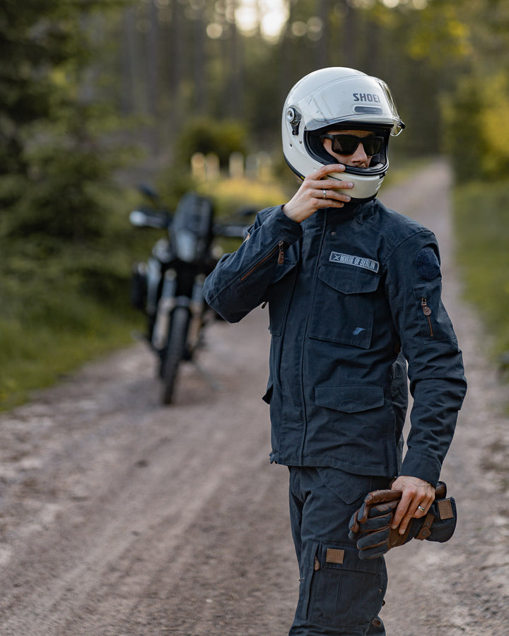 North of Berlin Jacke Moto 65 Men Blue