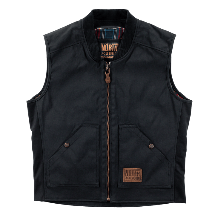 North of Berlin Weste Workers Vest Black