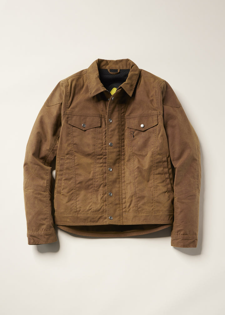 Resurgence Motorradjacke Portland Tobacco