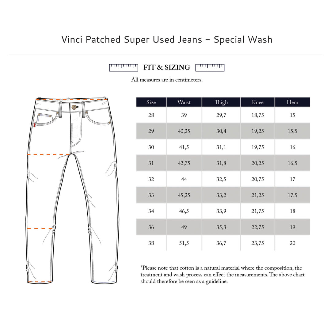 Blue de Gênes Jeans Vinci Patched