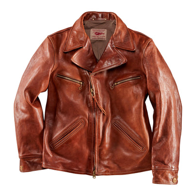 Thedi leather jacket Buffalo Brown